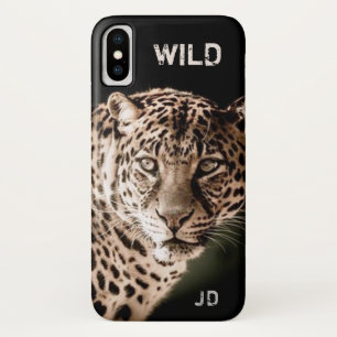 Leopard mit Monogramm Case-Mate iPhone Hülle
