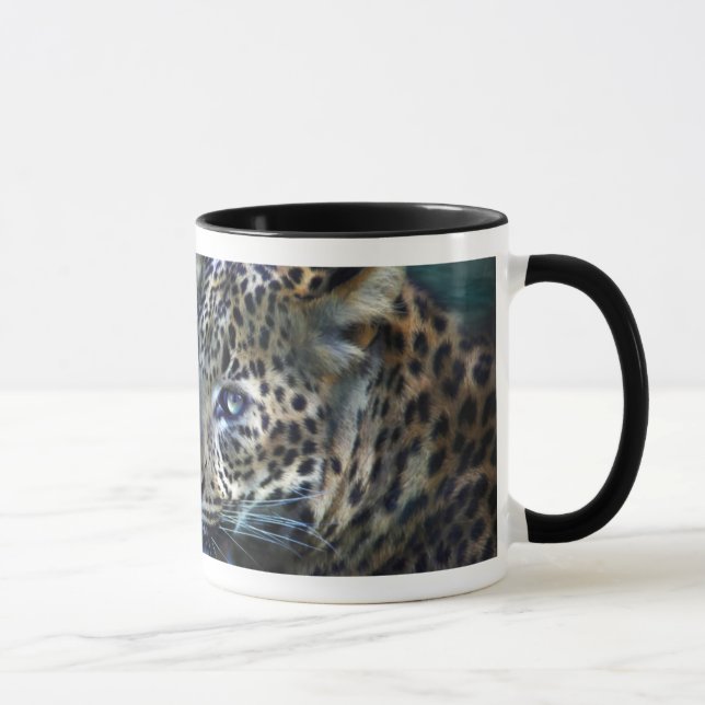 Leopard-Mond-Tasse Tasse (Rechts)