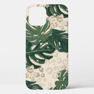 Leopard Monstera: Vintage-Dschungeldruck. Case-Mate iPhone Hülle