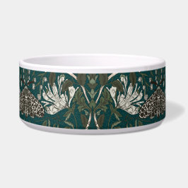 Leopard Moth und Honeysuckle Botanisch Vintag Napf