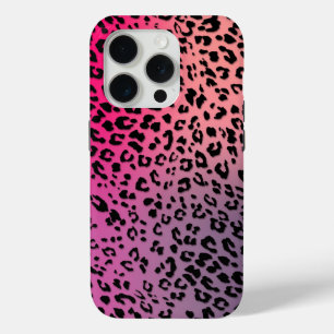 Leopard-Muster auf farbenfrohen Hintergrund Case-Mate iPhone Hülle
