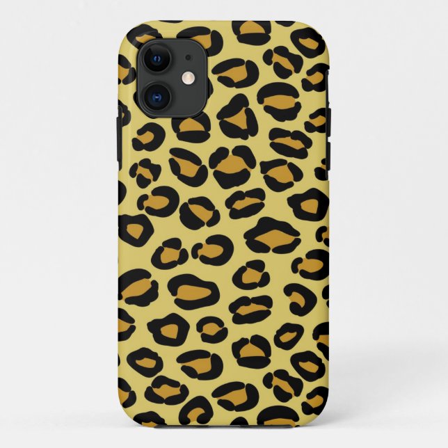 Leopard-Muster Case-Mate iPhone Hülle (Rückseite)