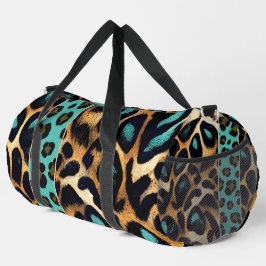 LEOPARD Muster - Doppeltasche Duffle Bag