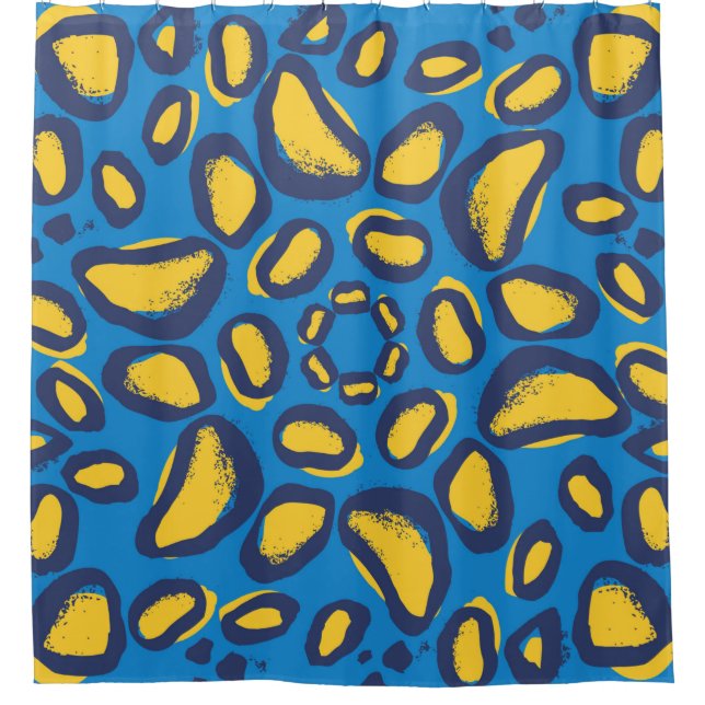 Leopard-Muster Duschvorhang (Vorderseite)