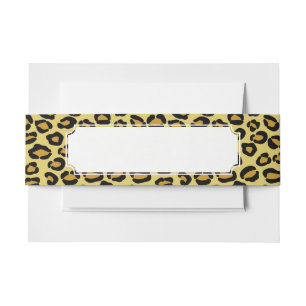 Leopard-Muster Einladungsbanderole