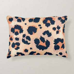 Leopard Muster: Funny Seamless Design Dekokissen