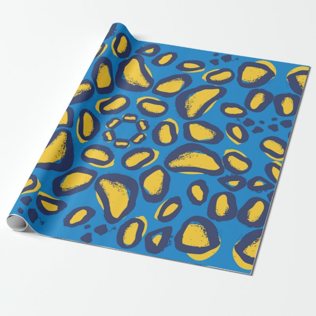 Leopard-Muster Geschenkpapier (Ungerollt)