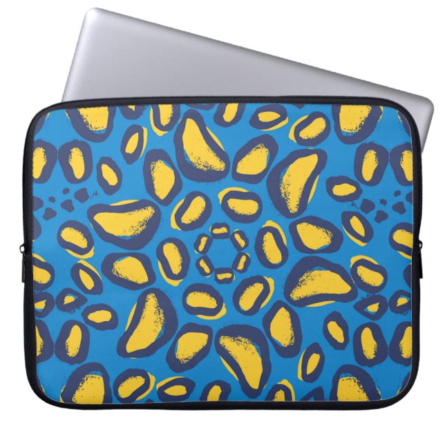 Leopard-Muster Laptopschutzhülle (Vorderseite)