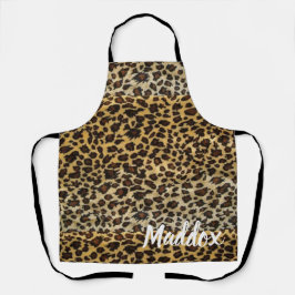 Leopard Muster Personal Schürze
