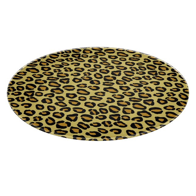 Leopard-Muster Schneidebrett (Ecke)
