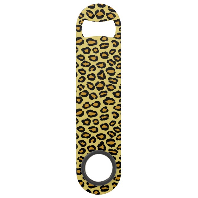 Leopard-Muster Speedflaschenöffner (Vorderseite)