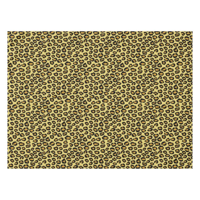 Leopard-Muster Tischdecke (Vorderseite (Horizontal))