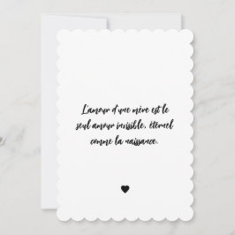 Leopard-Mutterschaftskarte Einladung