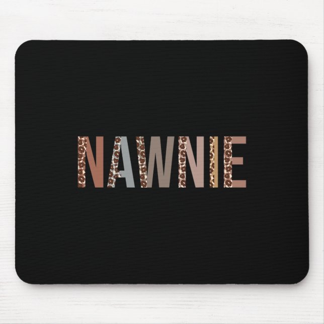 Leopard Nawnie liefert Spaß zurück zur Schule Mousepad (Vorne)