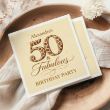 Leopard Neutral 50 & Fabelhafter Geburtstag