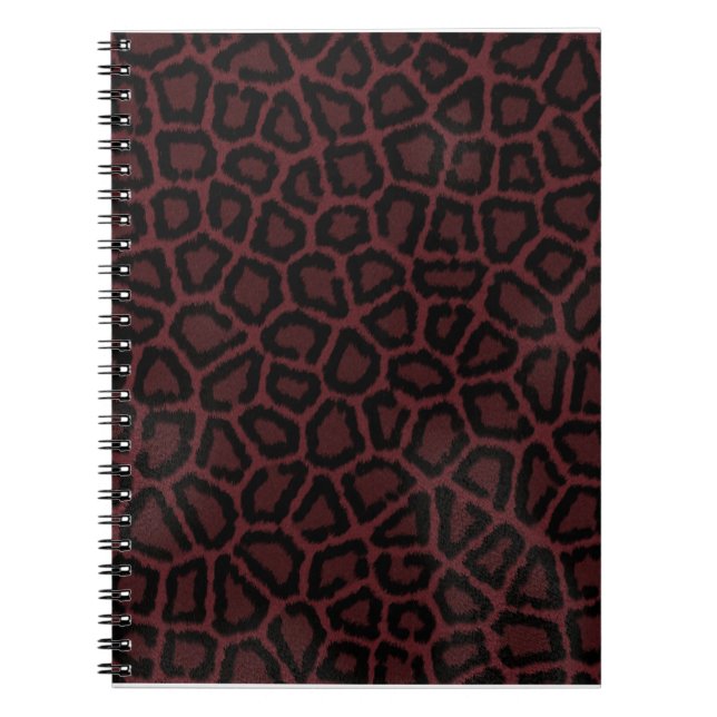 Leopard-Notebook Notizblock (Vorderseite)