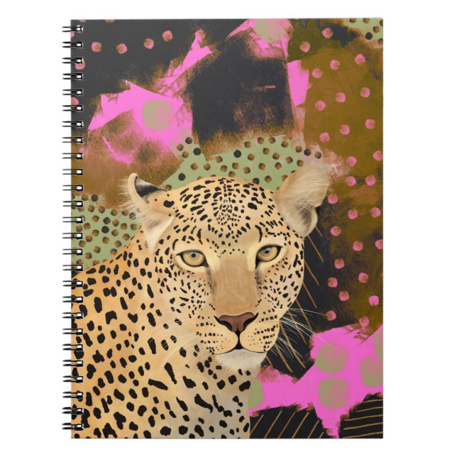 Leopard Notizblock (Vorderseite)