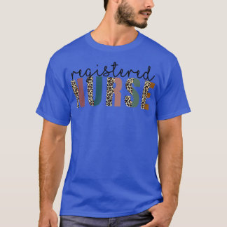 Leopard Nurse RN LPN für das T-Shirt Nurs