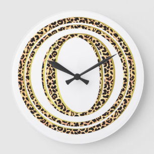 Leopard O Große Wanduhr