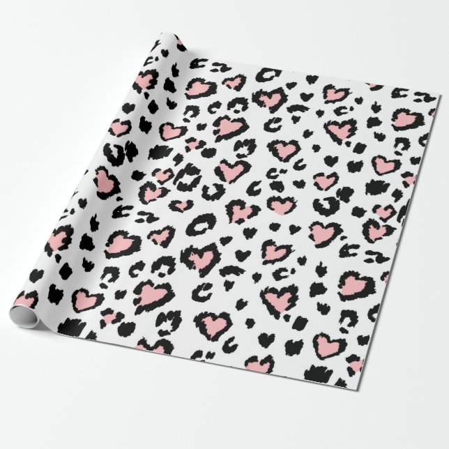 Leopard oder Jaguar nahtlose Muster, texturierte M Geschenkpapier (Ungerollt)