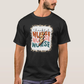 Leoparđ One Thankful Nurse Blessed Nurse Fall Than T-Shirt