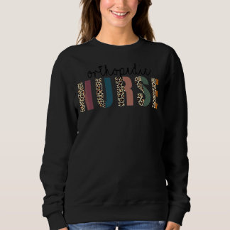 Leopard Orthopädische Krankenpflegerschule Sweatshirt