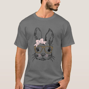 Leopard Osterfest Bunny Rabbit Trio Niedlich Oster T-Shirt