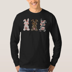Leopard Ostern Kaninchen Trio Niedlich Ostern 8 T-Shirt