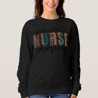Leopard Pädiatrische Krankenpflege Student Sweatshirt