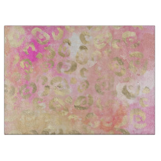 Leopard Paint Serie Design 5 Schneidebrett