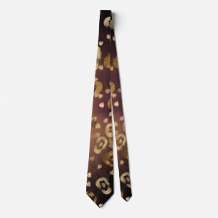Leopard Paint Serie Design 7 Krawatte