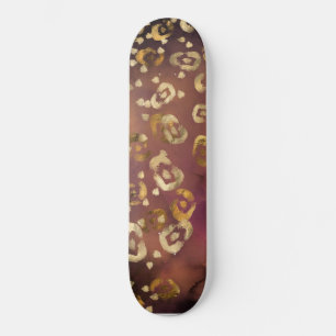Leopard Paint Serie Design 7  Skateboard