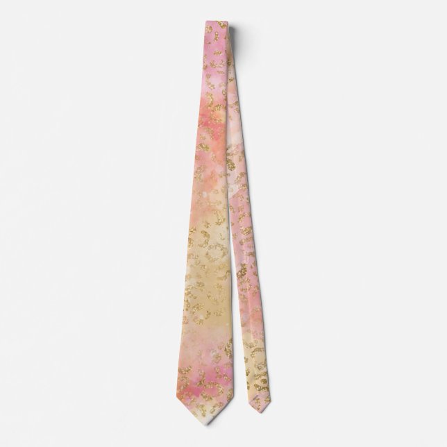Leopard Paint Series Design 13 Neck Tie Krawatte (Vorderseite)