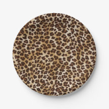 Leopard Paper Plate