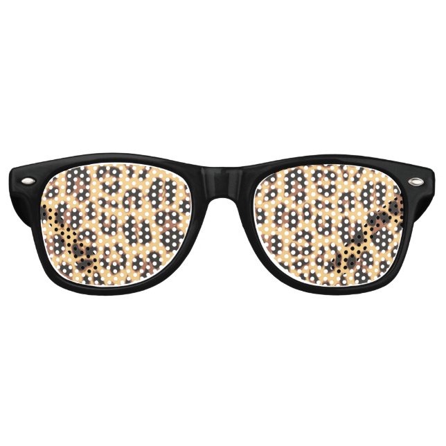 Leopard Party Glasses Partybrille (Vorderseite)