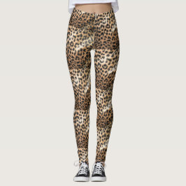 LEOPARD PATCH LEGGINGS