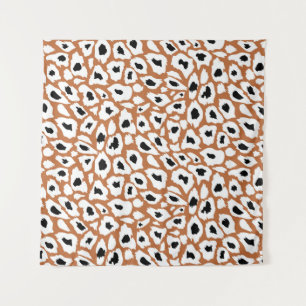 Leopard pattern, afrikanisches Tier Print Design Wandteppich