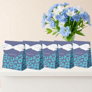 Leopard Pattern-Blue- Geschenkschachtel