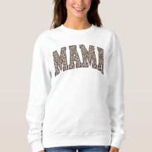 Leopard Pattern Mama Sweatshirt