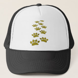 Leopard Paw Print Truckerkappe