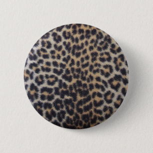 Leopard-Pelz Button