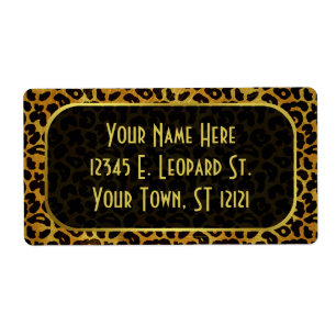 Leopard-Pelz-Druck-Tier-Muster