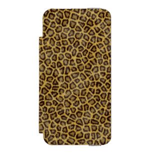 Leopard-Pelz Incipio Watson™ iPhone 5 Geldbörsen Hülle