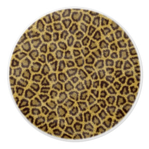 Leopard-Pelz Keramikknauf