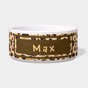 Leopard-Pelz-Muster Napf