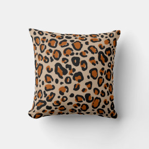 Leopard-Pelzmuster Kissen