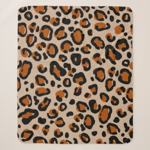 Leopard-Pelzmuster Sherpadecke