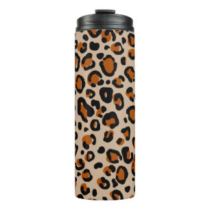 Leopard-Pelzmuster Thermosbecher