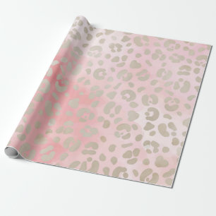 Leopard Pink Muster Geschenkpapier