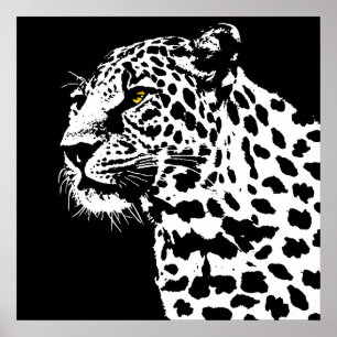 Leopard-Plakat Poster